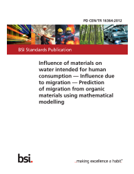 PD CEN/TR 16364:2012