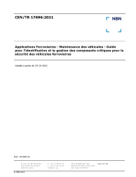 CEN/TR 17696:2021