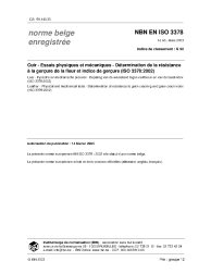 NBN EN ISO 3378:2003