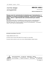 NBN EN 14908-3:2014