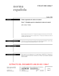 UNE-EN ISO 11064-7:2006