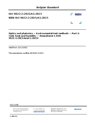 NBN ISO 9022-2:2015/A1:2023