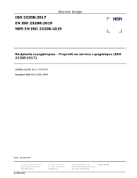 NBN EN ISO 23208:2019