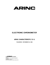 ARINC Characteristic 731-3:1998