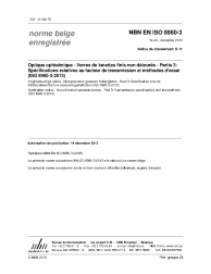 NBN EN ISO 8980-3:2013