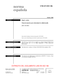 UNE-EN ISO 186:2002