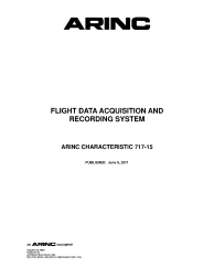 ARINC Characteristic 717-15:2011