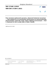 NBN ISO 17168-1:2021