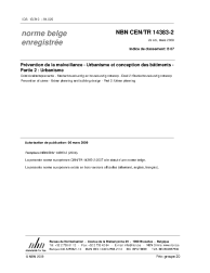 NBN CEN/TR 14383-2:2009