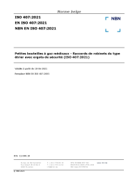 NBN EN ISO 407:2021