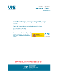 UNE-EN ISO 4064-1:2018
