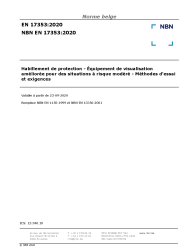 NBN EN 17353:2020