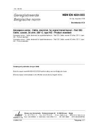 NBN EN 4604-003:2009