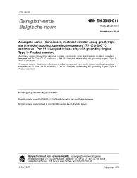 NBN EN 3645-011:2007