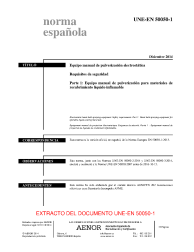 UNE-EN 50050-1:2014 (R2020)