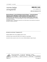 NBN EN 13491:2013