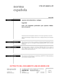 UNE-EN 60335-2-59:2005