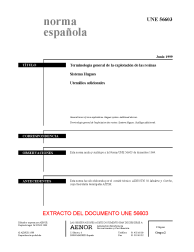 UNE 56603:1999 (R2017)