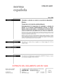 UNE-EN 14233:2003 (R2018)