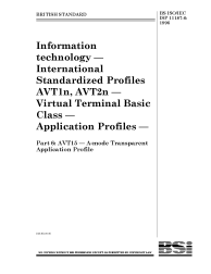 BS ISO/IEC ISP 11187-6:1996