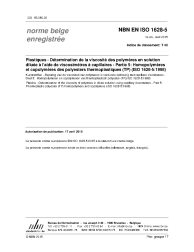 NBN EN ISO 1628-5:2015