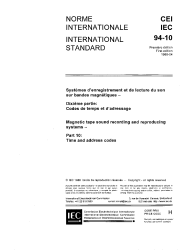 IEC 60094-10:1988