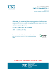 UNE-EN ISO 11296-2:2018