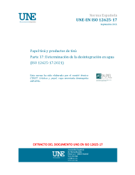 UNE-EN ISO 12625-17:2021