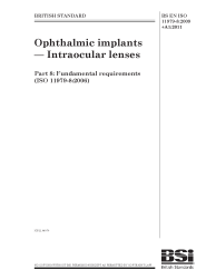 BS EN ISO 11979-8:2009+A1:2011