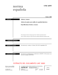 UNE 16593:2000 (R2010)