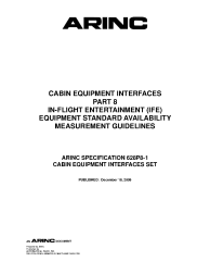 ARINC Specification 628P8-1:2009