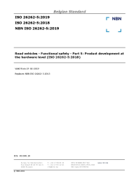 NBN ISO 26262-5:2019