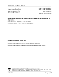 NBN EN 13160-2:2003