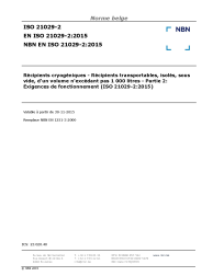 NBN EN ISO 21029-2:2015