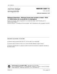 NBN EN 12697-15:2003
