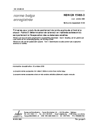 NBN EN 15466-3:2009