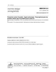NBN EN 615:2009