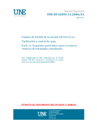 UNE-EN 62054-11:2006/A1:2017