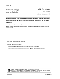 NBN EN 993-15:2005