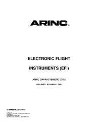 ARINC Characteristic 725-2:1984