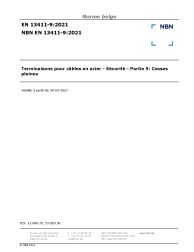 NBN EN 13411-9:2021