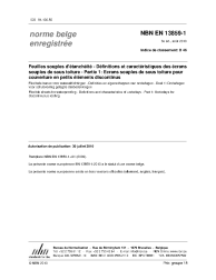 NBN EN 13859-1:2010
