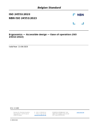 NBN ISO 24553:2023