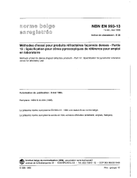 NBN EN 993-13:1995