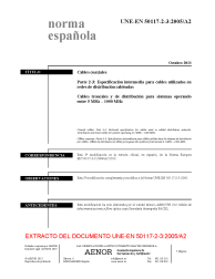 UNE-EN 50117-2-3:2005/A2:2013