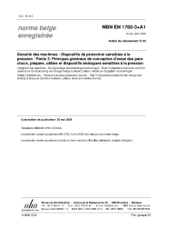 NBN EN 1760-3+A1:2009
