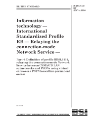 BS ISO/IEC ISP 12067-4:1996