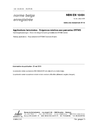 NBN EN 16494:2015