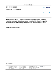 NBN EN 2923:2019