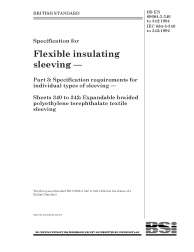 BS EN 60684-3-340 to 342:1994